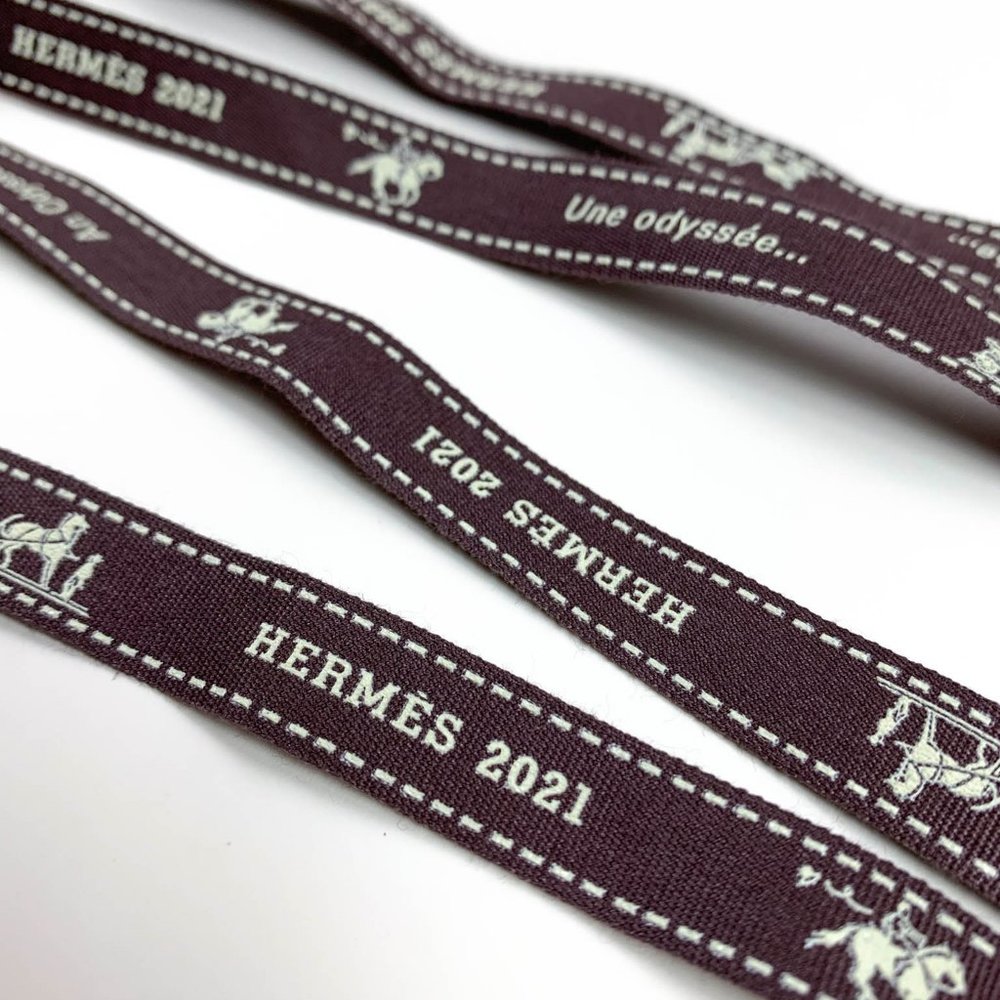 HERMES | 2021 Gift Wrap Ribbon 1/2" W - 70” L
